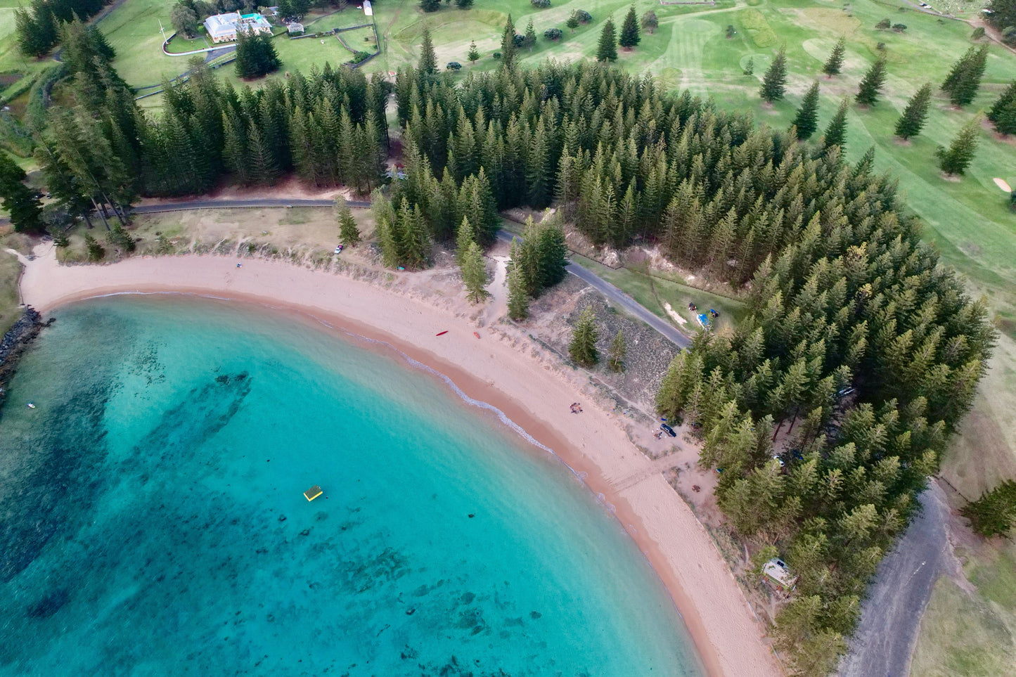 Norfolk Island Crystal water Emily Bay FRAMED PHOTO