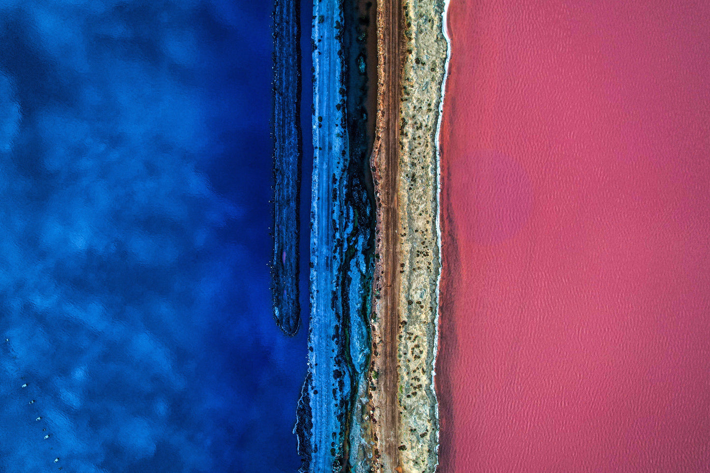 Pink & Blue lake BIG STICKER