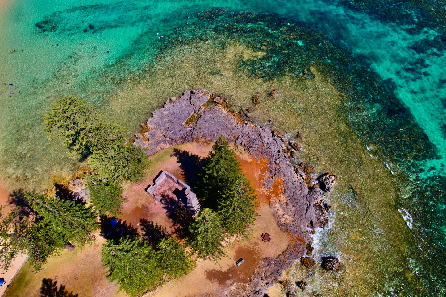 Norfolk Island The Salt house FRAMED PHOTO